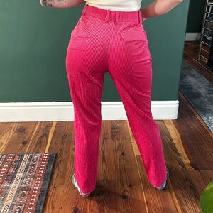 Raspberry Cord Pant